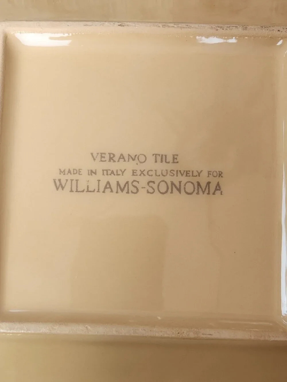 Williams Sonoma Palm/ Banana Tree Ceramic 8 